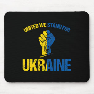 Unterstützt die Ukraine - Vereint stehen wir für d Mousepad