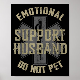 Unterstützt emotionaler Ehemann kein Haustier Poster