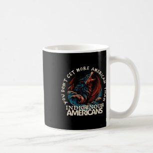 Unterstützt Native Americans gegen Trump Kaffeetasse