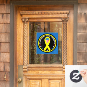 Unterstützt unsere patriotischen Truppen Fensteraufkleber