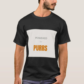 Unterstützt von Purrs Süße Katzenliebhaber T-Shirt