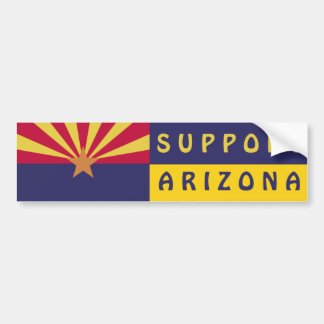 Unterstützung Arizona Autoaufkleber