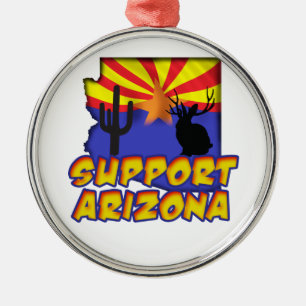 Unterstützung Arizona Silver Pendant Ornament Aus Metall
