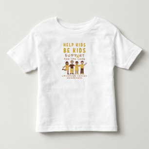 Unterstützung bei der Krebserkrankung im Kindesalt Kleinkind T-shirt