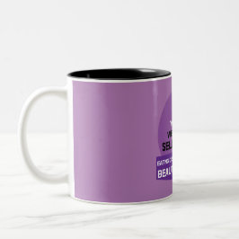 Unterstützung bei Essstörungen Zweifarbige Tasse