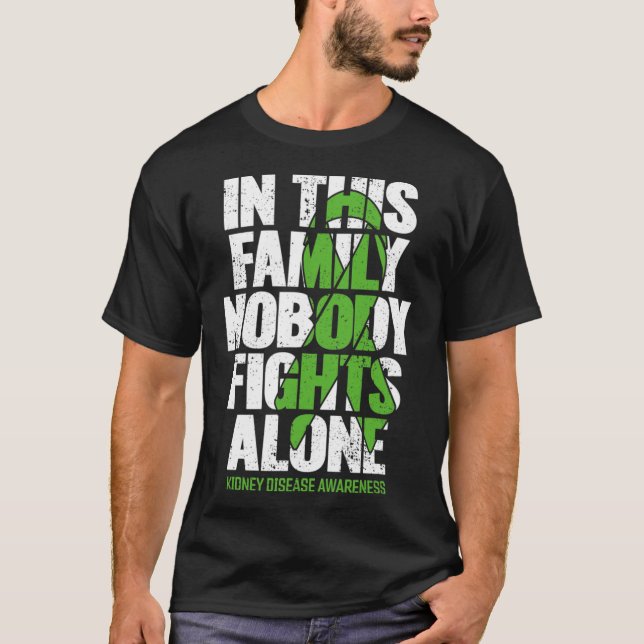Unterstützung bei Krankheiten - Sensibilisierung f T-Shirt (Vorderseite)