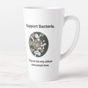 Unterstützung der Bakterien-Tasse Milchtasse