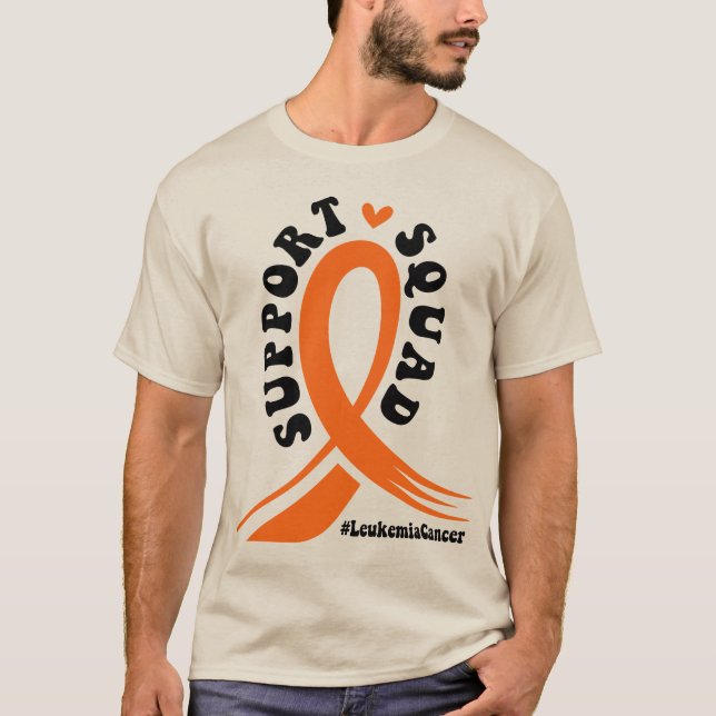 Unterstützung der Bekämpfung der Leukämie des Blut T-Shirt (Vorderseite)
