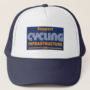 Unterstützung der Cycling-Infrastruktur Truckerkappe