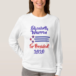 Unterstützung der Elizabeth Warren für die Wahlen  T-Shirt