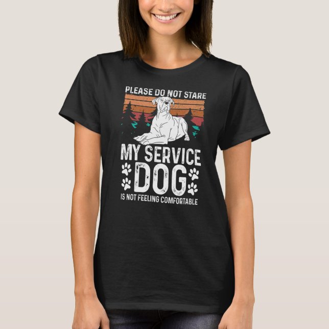 Unterstützung der emotionalen Unterstützung von Hu T-Shirt (Vorderseite)