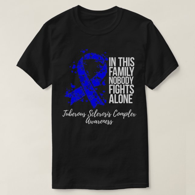 Unterstützung der Familie Tuberous Sclerosis Compi T-Shirt (Design vorne)