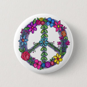 Unterstützung der friedenssichernden Anti-Kriegs- Button
