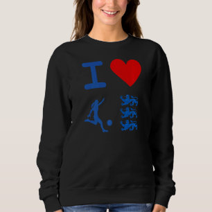 Unterstützung der Fußball-Fußball-Lionesses 2022 M Sweatshirt