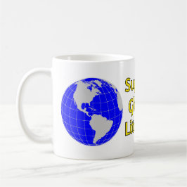 Unterstützung der globalen Alphabetisierung mit de Kaffeetasse
