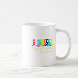 Unterstützung der Krebsbewusstsein Kaffeetasse