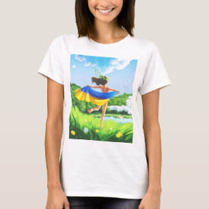 Unterstützung der Landschaft der Ukraine T - Shirt