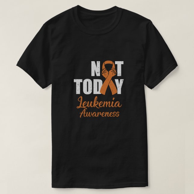 Unterstützung der Leukämiebewusstsein Grüne Schlei T-Shirt (Design vorne)