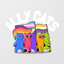Unterstützung der LGBT-Gleichheit bei Katzen