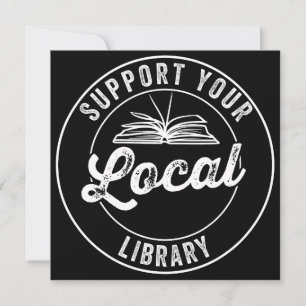 Unterstützung der lokalen Bibliothek Save The Date