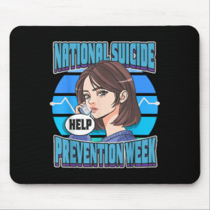 Unterstützung der nationalen Woche zur Prävention Mousepad