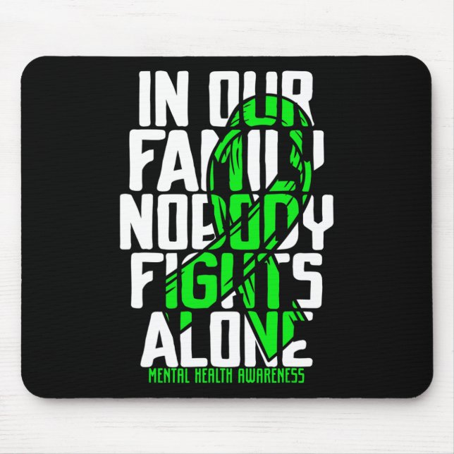 Unterstützung der psychischen Gesundheit Familien  Mousepad (Vorne)