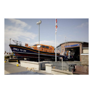 Unterstützung der RNLI Poster