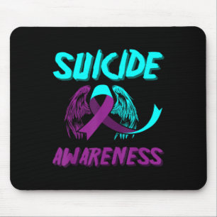 Unterstützung der Selbstmordbewusstsein Wings Suiz Mousepad