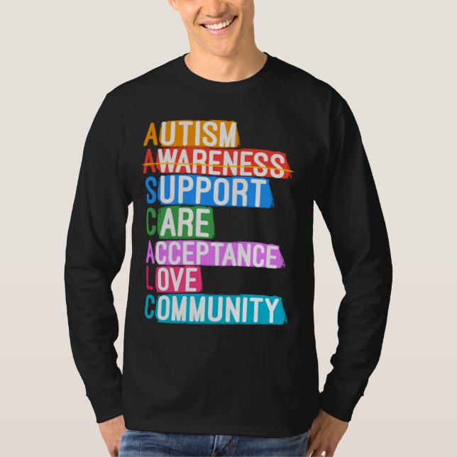 Unterstützung der Sensibilisierung für Autismus Be T-Shirt (Vorderseite)