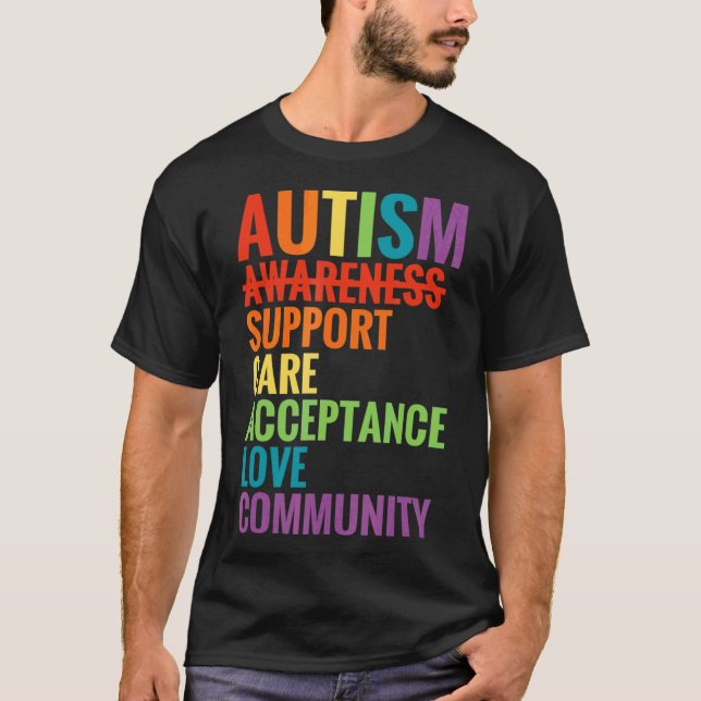 Unterstützung der Sensibilisierung für Autismus Be T-Shirt (Vorderseite)
