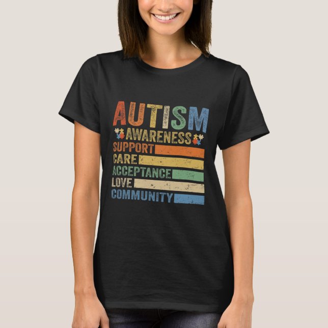 Unterstützung der Sensibilisierung für Autismus Be T-Shirt (Vorderseite)