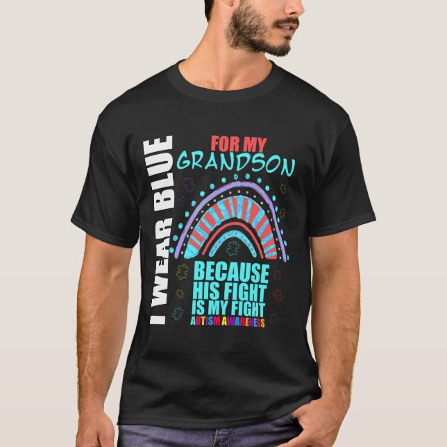 Unterstützung der Sensibilisierung für Autismus Om T-Shirt (Vorderseite)