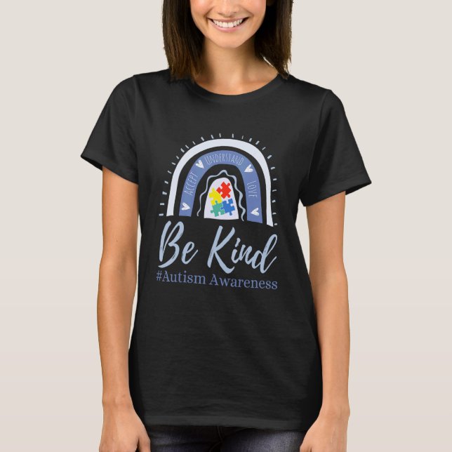 Unterstützung der Sensibilisierung für Autismus T-Shirt (Vorderseite)