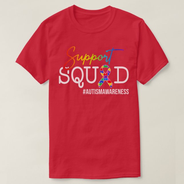 Unterstützung der Sensibilisierung für Autismus T-Shirt (Design vorne)