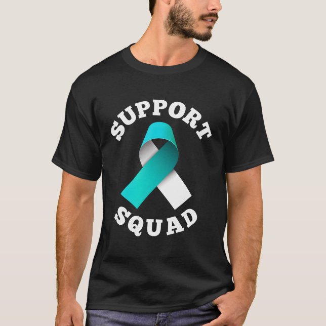 Unterstützung der Sensibilisierung für Gebärmutter T-Shirt (Vorderseite)