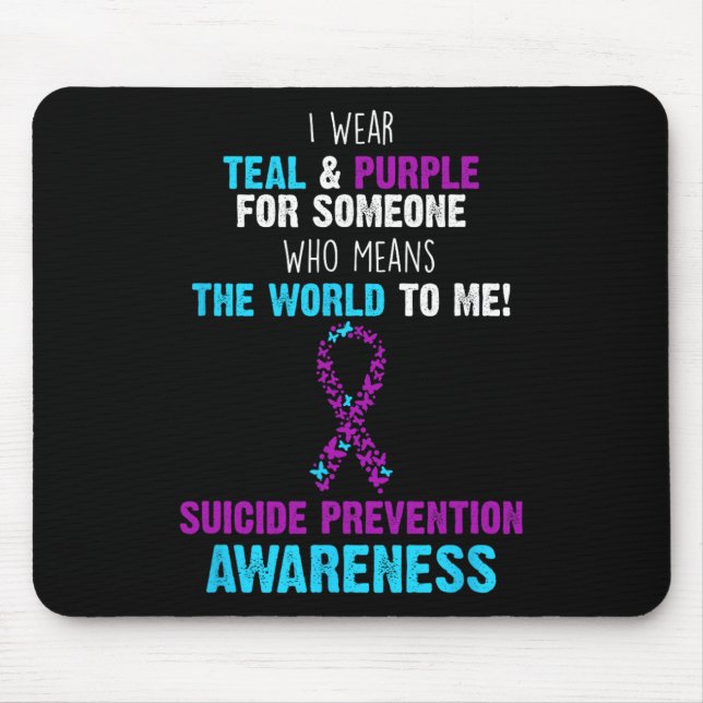 Unterstützung der Sensibilisierung für Suizidpräve Mousepad (Vorne)