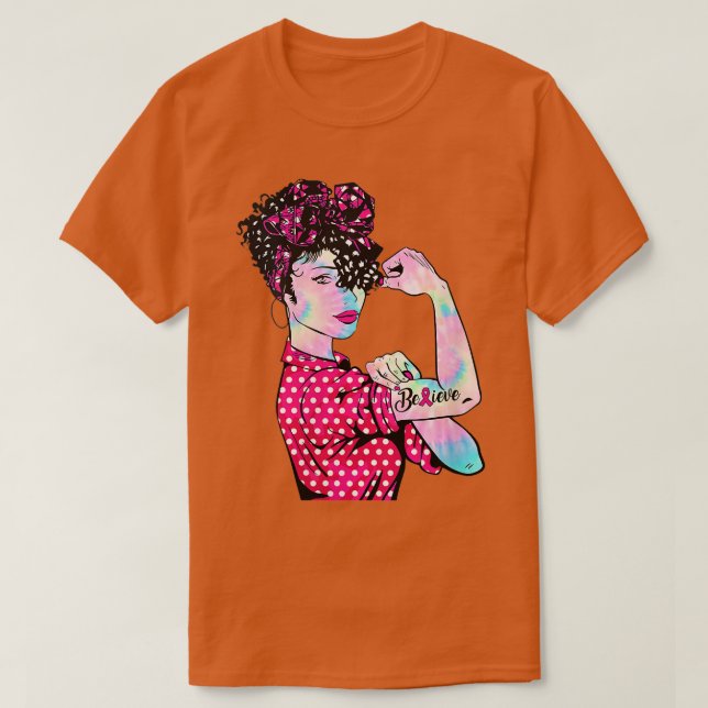 Unterstützung der Sensibilisierung von Frauen für  T-Shirt (Design vorne)