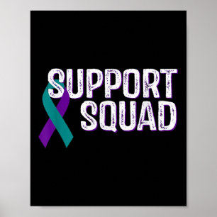Unterstützung der Sensibilisierungskampagne für Sq Poster
