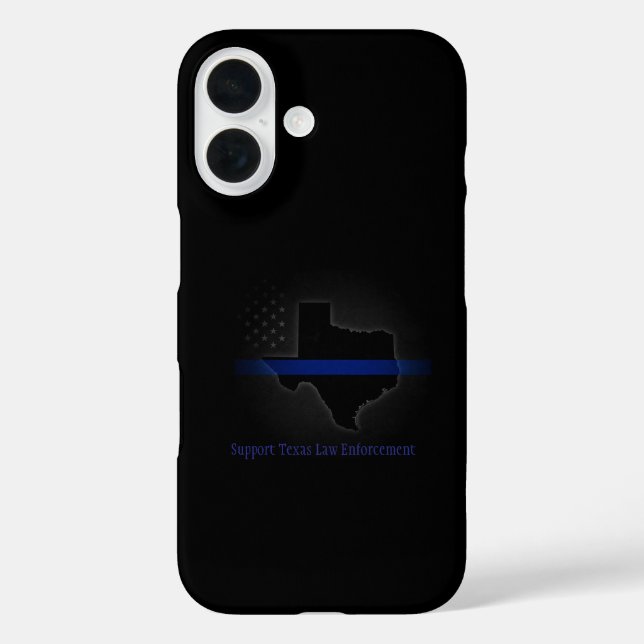 Unterstützung der texanischen Strafverfolgung iPhone 16 Hülle (Rückseite)