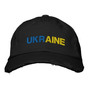 Unterstützung der Ukraine bestickt Hat ukrainische Bestickte Baseballkappe
