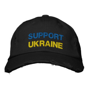 Unterstützung der Ukraine bestickt Hat ukrainische Bestickte Baseballkappe