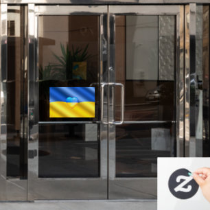 Unterstützung der Ukraine Fenster Klammern ukraini Fensteraufkleber