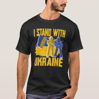 Unterstützung der Ukraine ich stehe mit der Ukrain T-Shirt