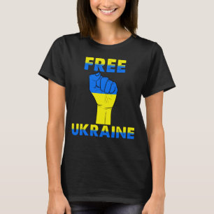 Unterstützung der Ukraine ich stehe mit der Ukrain T-Shirt