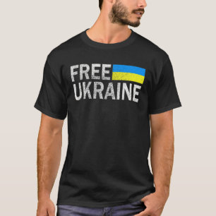 Unterstützung der Ukraine Ich stehe mit der Ukrain T-Shirt