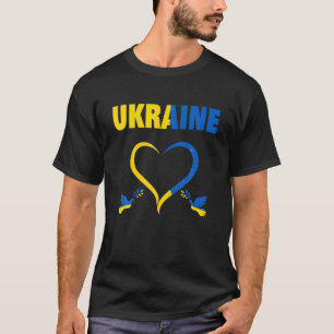 Unterstützung der Ukraine ich stehe mit der Ukrain T-Shirt