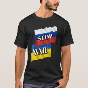 Unterstützung der Ukraine Stoppt Krieg ukrainische T-Shirt