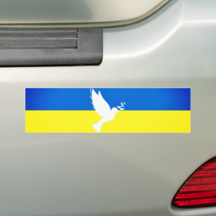 Unterstützung der ukrainischen Autoaufkleber für F