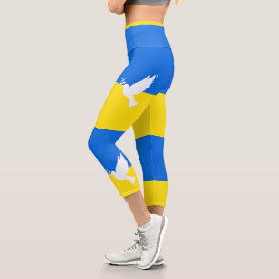 Unterstützung der ukrainischen Leggings Frieden Ta