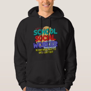 Unterstützung der Uni von Sozialarbeitern in der S Hoodie